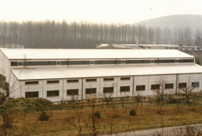 Company building in the year 1975 - Back side